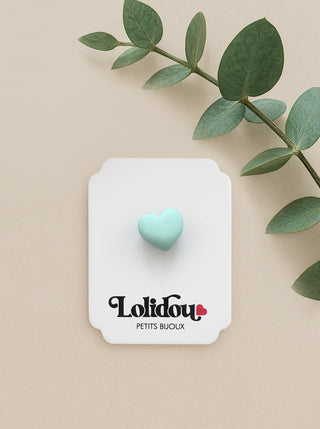 Pin's "Coeur vert clair"