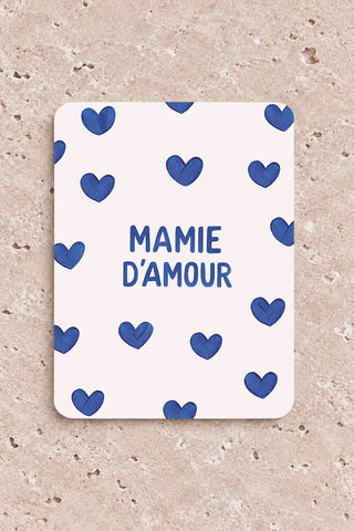 Carte "Coeurs pour Mamie"