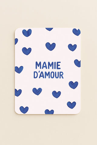 Carte "Coeurs pour Mamie"