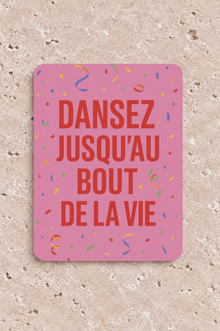 Carte "Danser la Vie"