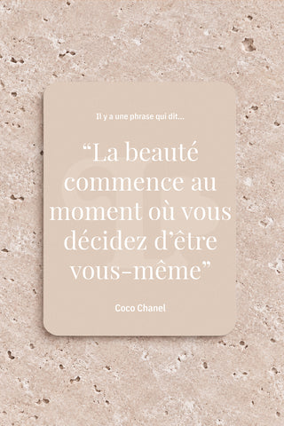 Carte "Beauté Libre"