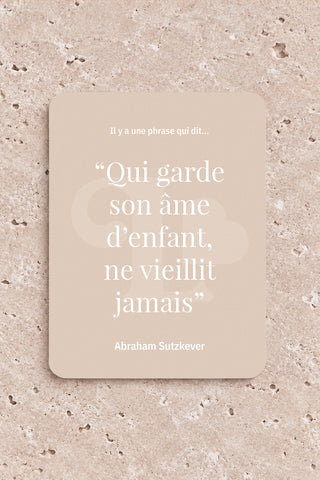 Carte "Âme d'enfant"