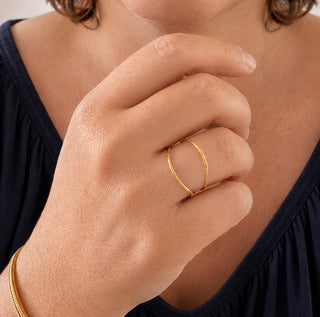 BAGUE "ROSE"