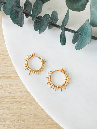 BOUCLES D'OREILLES "SUN"